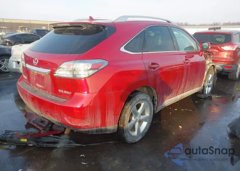 2010 Lexus Rx 350 из США, поврежденный, VIN 2T2BK1BA3AC031454
